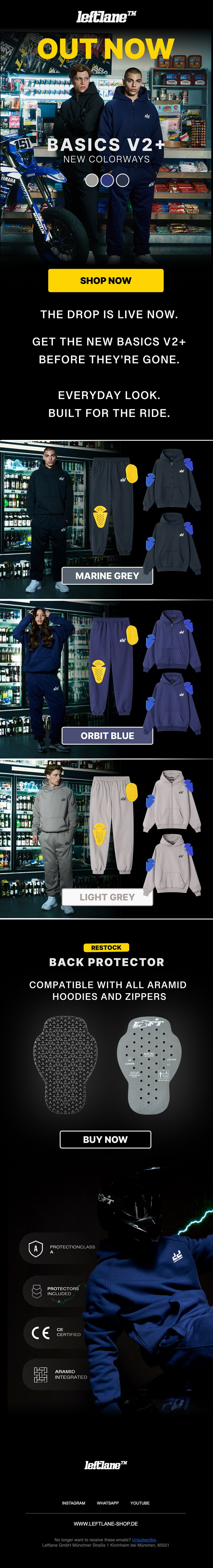 Left Lane Drop E-Mail